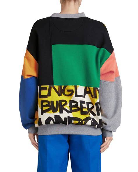 burberry graffiti sweater|burberry sweatshirts for women.